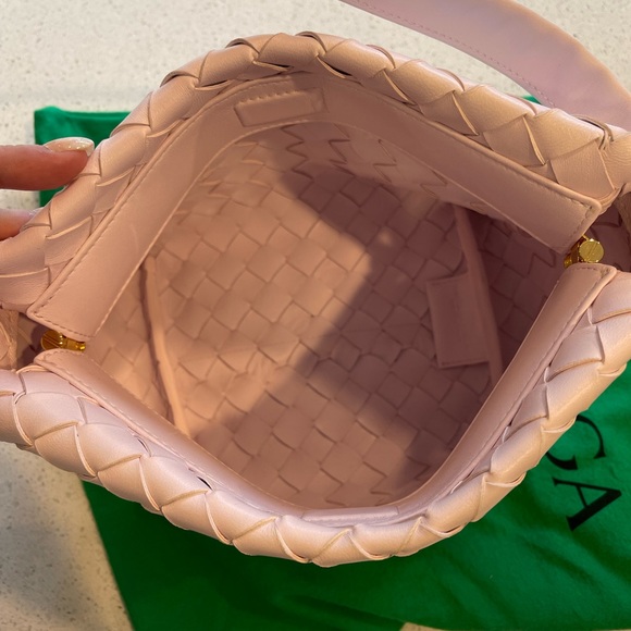 RARE soft pink Authentic NEW Bottega Venenta Bag - Picture 7 of 8